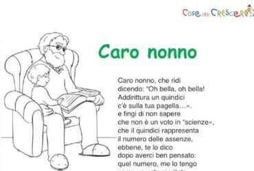 Poesia sui nonni di Gianni Rodari da stampare