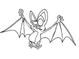 Pipistrello disegno halloween