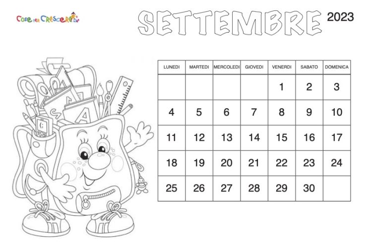 Calendari per bambini