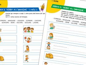 Abbinare il verbo all'azione