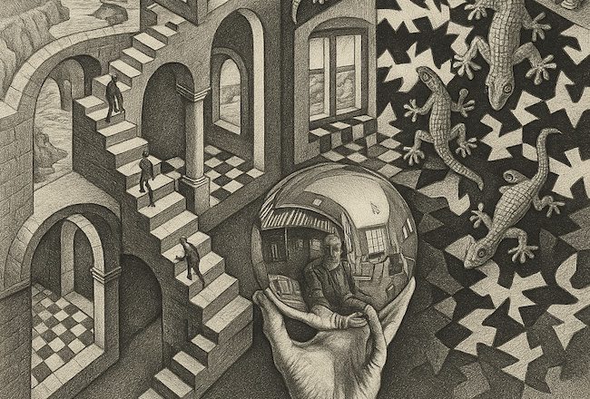Escher spiegato ai bambini della scuola primaria