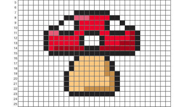 Fungo in Pixel Art