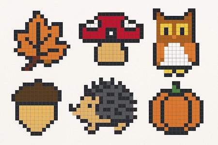 Pixel art autunno
