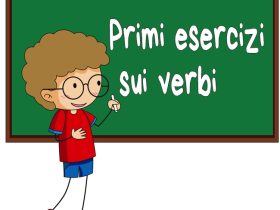 Primi esercizi sui verbi scuola primaria