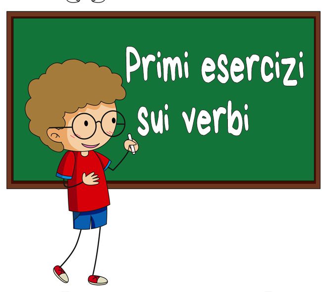 Primi esercizi sui verbi scuola primaria