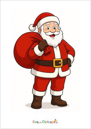Babbo Natale con sacco