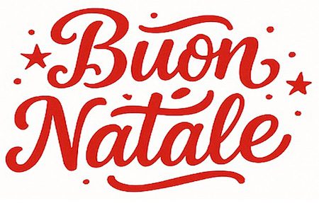 Buon Natale scritta elegante