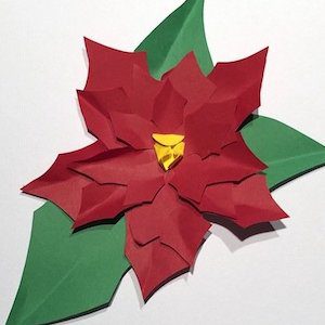 Stella di Natale di carta
