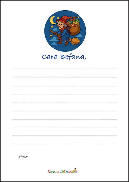 Lettera Befana modello 4