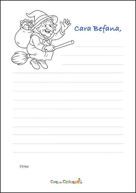 Lettera Befana modello 5