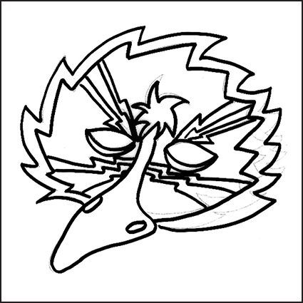 Maschere da colorare veneziane stampabili