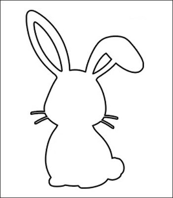 sagoma coniglietto pasquale
