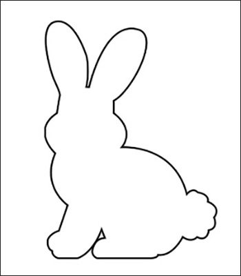 Sagoma coniglio seduto