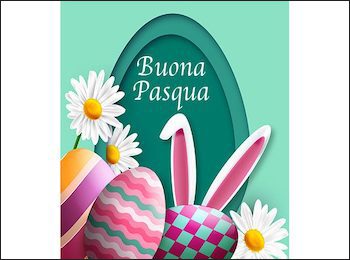 biglietto di pasqua da stampare per bambini
