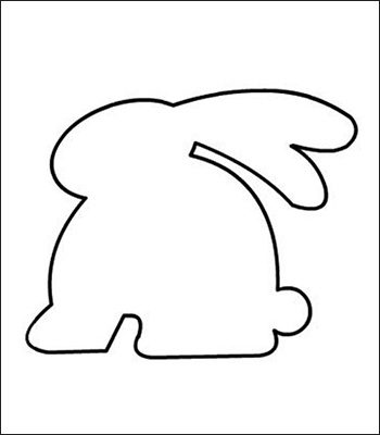 Sagoma coniglietto seduto