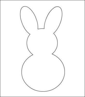 Sagoma coniglio facile