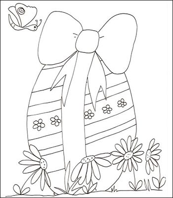 Uova di Pasqua da colorare - 2