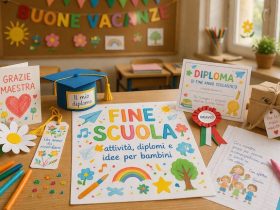 attività per la fine della scuola per bambini della primaria