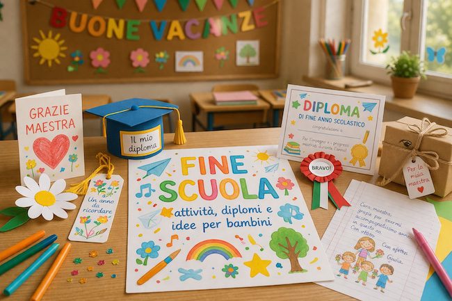 attività per la fine della scuola per bambini della primaria
