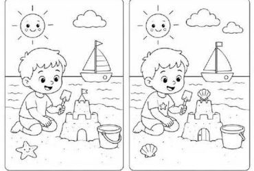 Gioco del trova le differenze per bambini da stampare