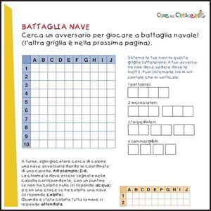 battaglia navale bambini da stampare